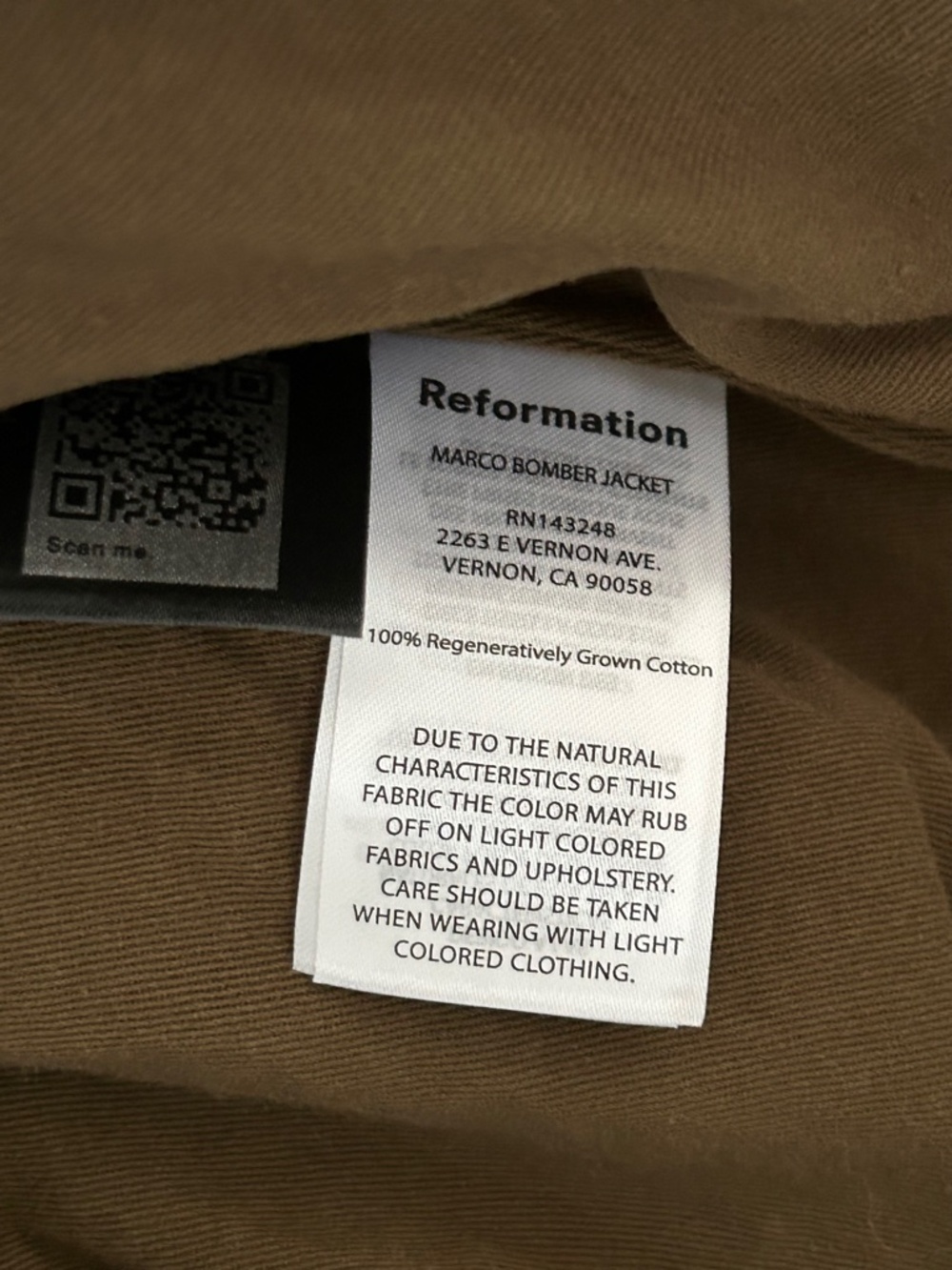 Reformation Marco Bomber Jacket - Picture 15 of 16